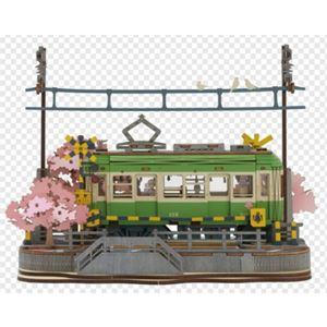 3Dウッドパズル さくらの鉄道旅 TGS02 DIYキット