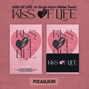 輸入盤 KISS OF LIFE / 1ST SINGLE ： MIDAS TOUCH （POCA ALBUM） （LTD） [QR CODE CARD]｜ggking
