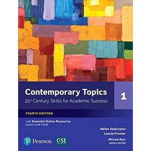Contemporary Topics 4／E： Level 1 Student Book w／Es...