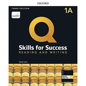 Q： Skills for Success 3／E： Reading and Writing Level 1 Student Book A with iQ Online Practice