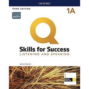 Q： Skills for Success 3／E： Listening and Speaking Level 1 Student Book A with iQ Online Practice
