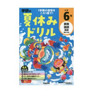 学研の夏休みドリル 算数 国語 英語 理科 社会 小学6年｜ggking