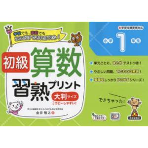 初級算数習熟プリント小学1年生 大判サイズ