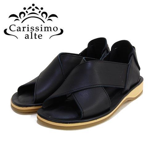 [SALE30%OFF] カリシモアルテ　Carissimoalte　革　クロス　カジュアルサンダル