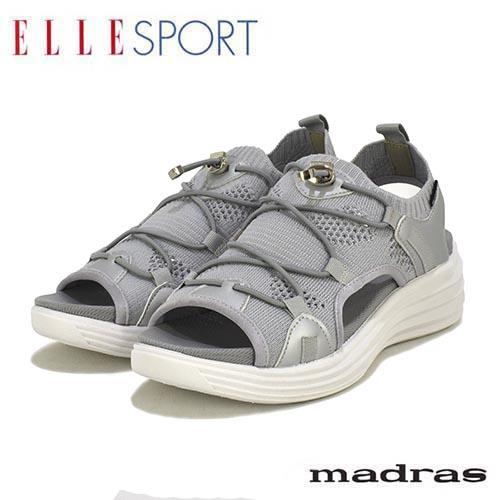 ELLESPORT　エルスポーツ　マドラス社製　生地（ストレッチ）カジュアルサンダル