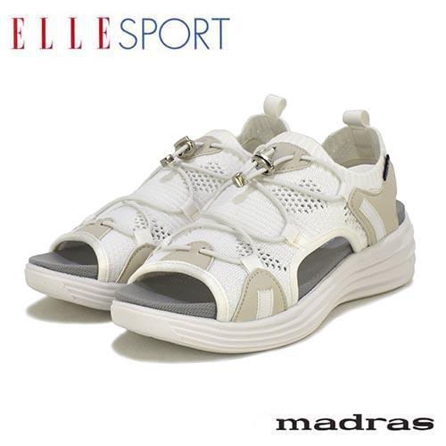 ELLESPORT　エルスポーツ　マドラス社製　生地（ストレッチ）カジュアルサンダル