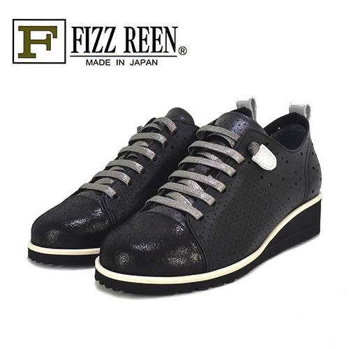 FIZZREEN フィズリーン 革 ヒールアップ レザー スニーカー