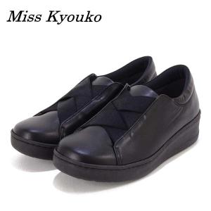 M.&KYOKO ミスキョウコ 4E 超軽量リボンオペラシューズ 109600