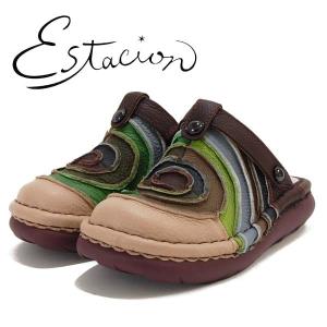 送料無料 エスタシオン Estacion レディース サボサンダル TG029-1 3way コンフォートサンダル ミセス 厚底サンダル 爆買 エスタシオン Estacionレディース サボサンダル TG029-1 3way