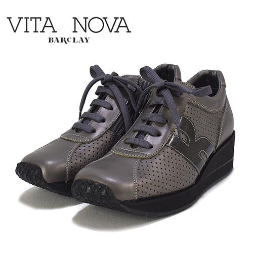 ビタノーバ　VITA NOVA　革　定番　厚底　レザースニーカー