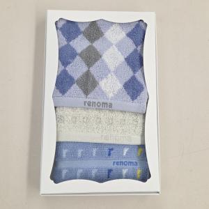 GIFT箱入り タオルハンカチ3色 計3枚1セ...の詳細画像1