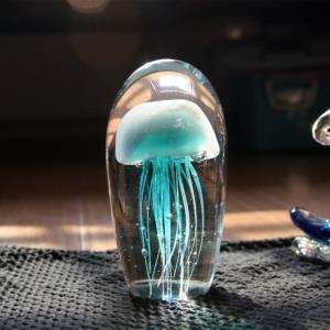 ジェリーフィッシュ ブルー L クラゲ クラフトガラスワーク くらげ 海