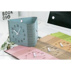 電波時計 Morden Retro Round Corner Clock (Black&Red) コーナー両面