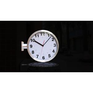 掛け時計 おしゃれ 壁掛け 時計 両面時計 モ...の詳細画像3
