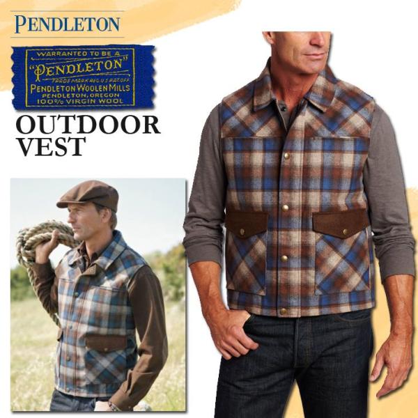 Pendleton (ペンドルトン) OUTDOOR VEST (アウトドアーベスト) ウールベスト