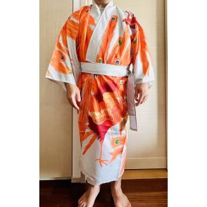 ジャイアント馬場鳳凰ガウン浴衣(フリーサイズ)の詳細画像5