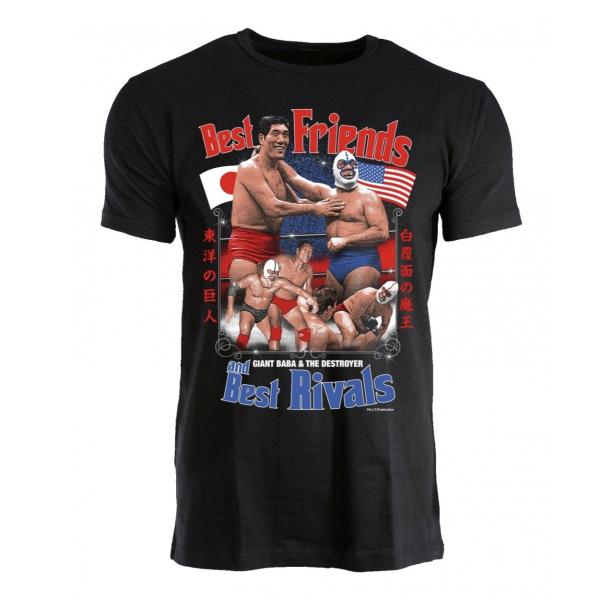【セール】ジャイアント馬場×ザ・デストロイヤーコラボレーションTシャツ