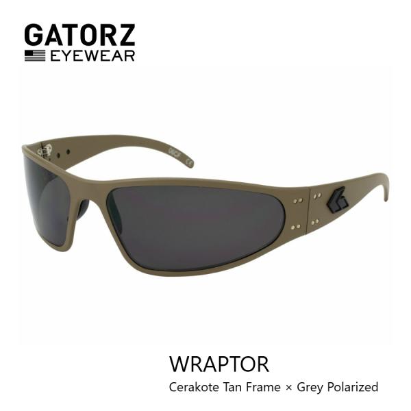 GATORZ WRAPTOR CERAKOTE TAN FRAME x SMOKE POLARIZE...