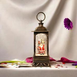 送料無料】【X'mas LED ライト角 ランタン型 サンタスレイ】バブル LED