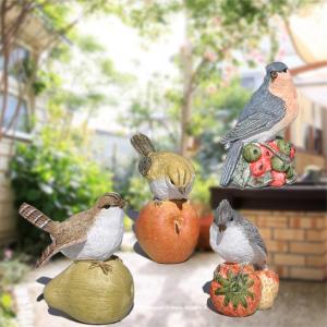 金属製 鳥と枝の置物 高さ約30cm 小鳥の置物 とりのオブジェ 金属製 鳥オーナメント バード （34136