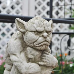 送料無料 ストーン 英国製 ガーゴイルF ガーデニング ガーデン雑貨