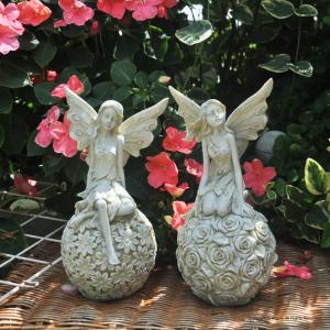 開運 天使 置物 プランター ガーデニング エンジェル 雑貨 フレアー