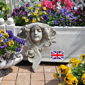 ソーラーファウンテン 送料別途 噴水 高さ86cm エンジェル 天使