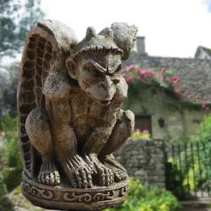 送料無料 ストーン 英国製 ガーゴイルF ガーデニング ガーデン