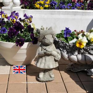 英国製（石像）ストーン ウエルカム／豚 ピグ ブタ ガーデニング