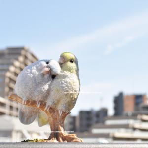 小鳥の置物 とりのオブジェ 金属製 鳥オーナメント バード （34136