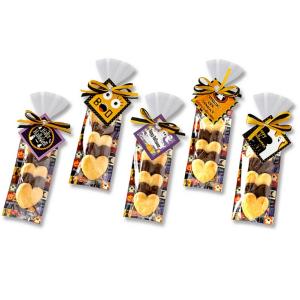 ＼ 20％オフ ／ HH ハロウィン ハートクッキー ★ プチギフト ばらまき お菓子 クッキー イベント 販促 景品 粗品 大量 子供会 バラマキ Halloween [HW]
