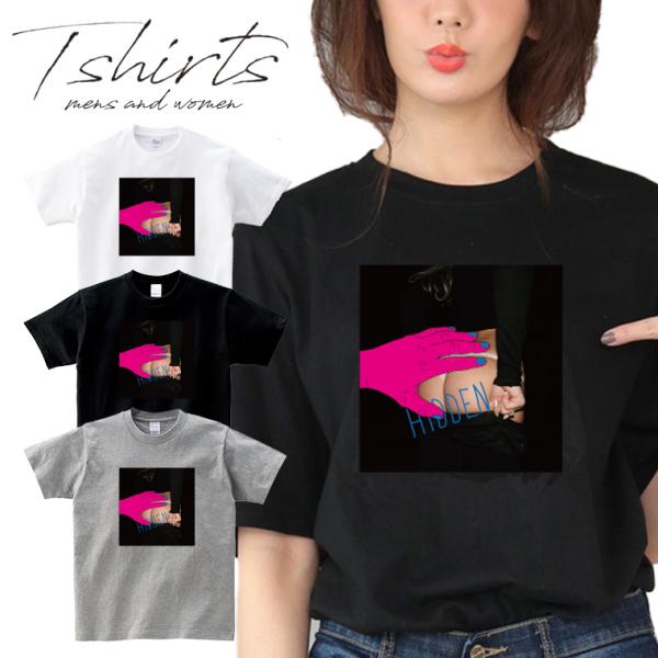 ファッション Tシャツ HIDDEN ストリート系 sexy セクシー 女の子 目隠し お尻  巨尻...