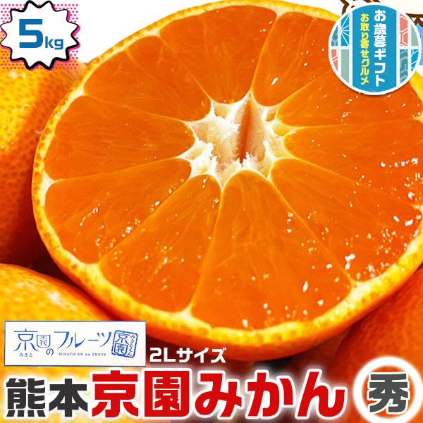 みかん 5kg箱(4.5kg） 秀品 特濃完熟 京園みかん 2Lサイズ 熊本県産 みかん  お試し ...