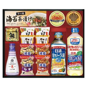 千寿和膳日清オイリオ・キッコーマン・アマノフーズ詰合せ｜のし 包装 無料 ギフト 内祝 香典返し 返礼品 お中元 お歳暮