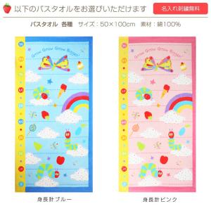 はらぺこあおむし 出産祝い 名入れ 身長計付バ...の詳細画像3