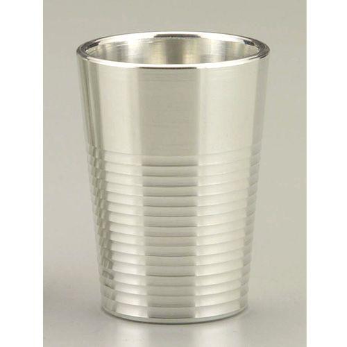 ( 伝統工芸 / 大阪錫器 ) ウィスキーコップ / 磨 ピューター 日本製 工芸品