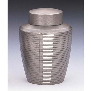 伝統工芸 / 大阪錫器 ) 茶壷 イブシ八半 ピューター お茶 茶筒 日本製