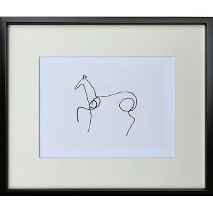 ( アートフレーム ) Pablo Picasso Le cheval(Silkscreen)｜gift-only