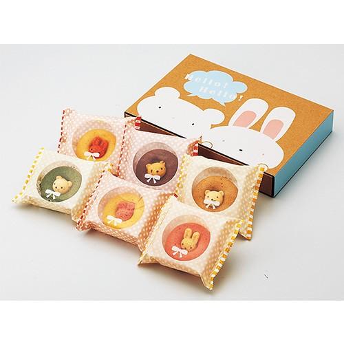 アニマルドーナツ6個 お菓子 プレゼント お返し かわいい 出産祝い
