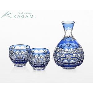 KAGAMI 江戸切子（カガミクリスタル）伝統工芸士・根本達也 作 酒器揃