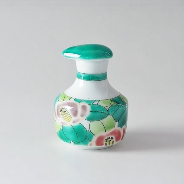 九谷焼 醤油差し 小 京山茶花：美山窯 食卓を華やかに