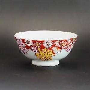 九谷焼 手描きで仕上げられた 花模様マグカップ 辻本商店 作家 川合孝