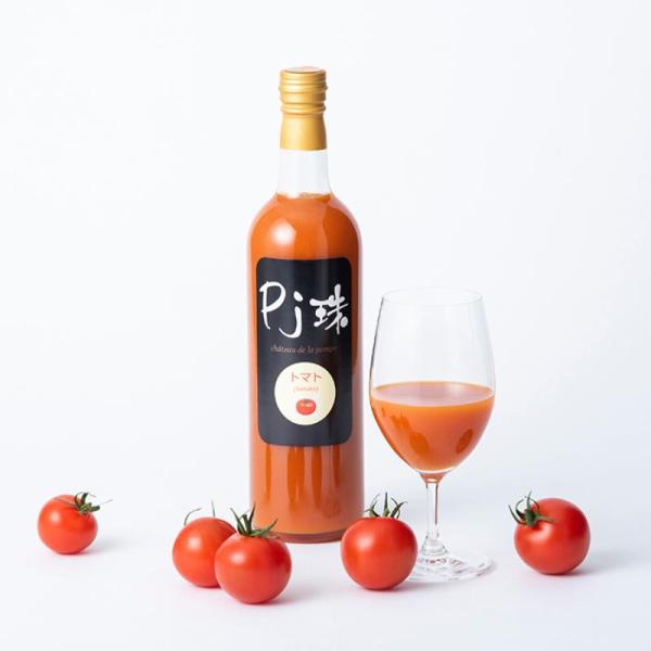 トマトジュース 至高の100%ピュアジュース Pj珠 フルーティとまと 720ml フレアフードファ...