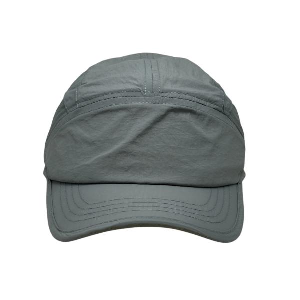 キャンパーキャップ グレー 灰色 ランニング 登山 通気性 帽子 アウトドアハット