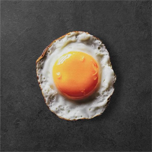 目玉焼き 酷暑 パロディ Lサイズ  かっこいい カーステッカー 車用屋外防水・反射・UVカット耐候...