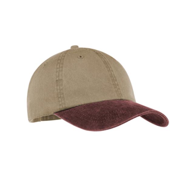 Port &amp; Company ポートアンドカンパニー -ツートン ピグメントダイ キャップ | カー...