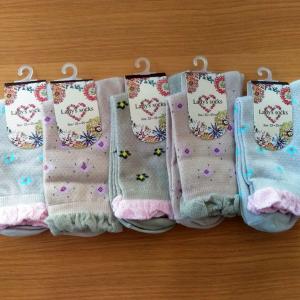 【追跡可能メール対応 一個口で5個まで同梱可】レディースソックス　フラワー　婦人用23〜25cm
