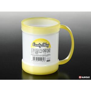 セット売り　10個セット　キャンディマグ　イエロー　300ml　マグカップ　nakaya K558-4AR
