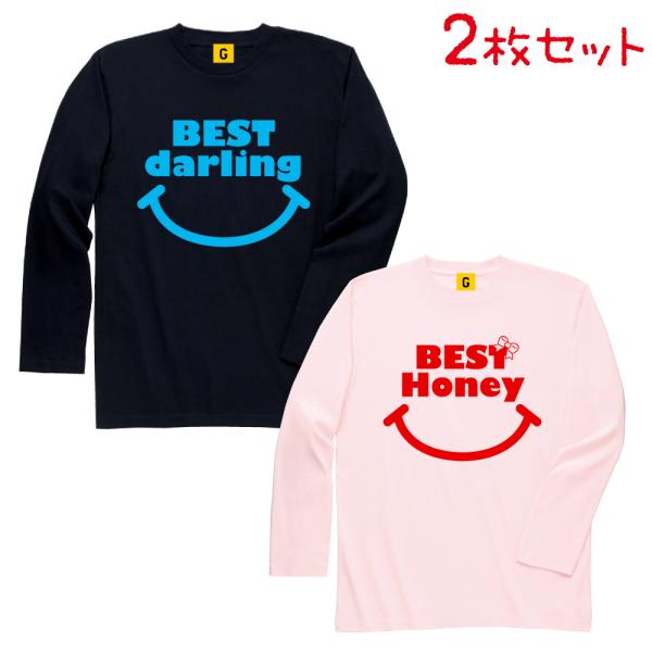 長袖 Tシャツ ☆ BEST DARLING &amp; HONEY LONG TEE Tシャツカラー  カ...