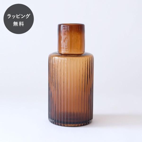 shesay シセイ フラワーベース プロップ トール ブラウン 花瓶 北欧 一輪挿し シンプル イ...